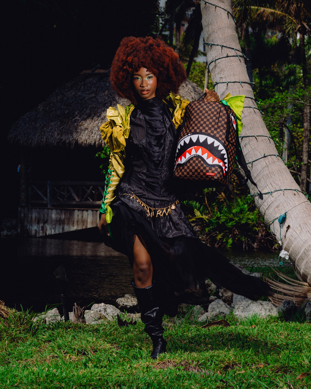 SHARKS IN PARIS GRIN & GRIND BACKPACK