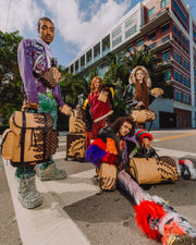 DESIGNER DRIP EFFECT CARRY-ON LUGGAGE