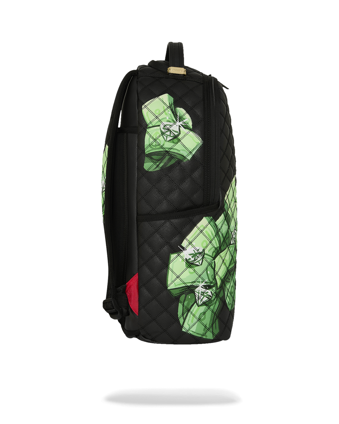 HAND-PAINTED QUILT SHARK BACKPACK